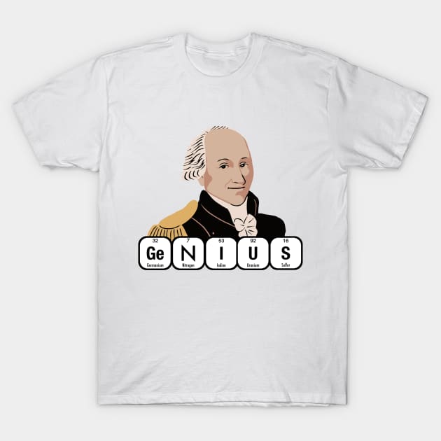 Charles Augustin de Coulomb Genius T-Shirt by firstsapling@gmail.com